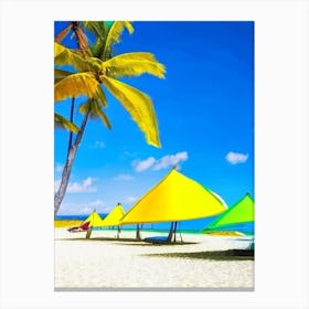 Mauritius Beach Pop Art Photography Tropical Destination Canvas Print