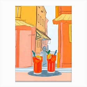 Two Aperols Please! Canvas Print