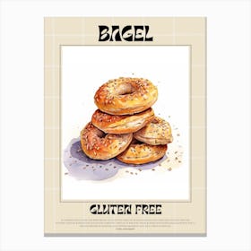 Gluten Free Bagel 1 Canvas Print