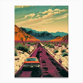 Road To Joshua Canvas Print