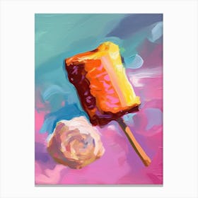 Marshmallows Oil Painting 3 Canvas Print