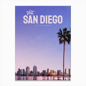 San Diego Cityscape Canvas Print