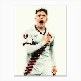 Florian Wirtz Bayer Leverkusen Watercolor Canvas Print