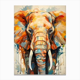 Elephant Painting 1 Canvas Print