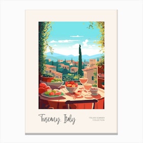 Tuscany, Italy Summer Food 1 Italian Summer Collection Canvas Print