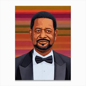 Forest Whitaker Illustration Movies Canvas Print