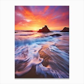 Sunset in Laguna Canvas Print