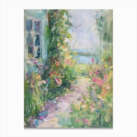  Floral Garden Garden Melodies 5 Canvas Print
