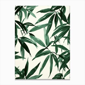 Bamboo Leaves Canvas Print