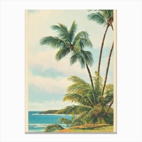 Mermaid Beach Australia Vintage Canvas Print