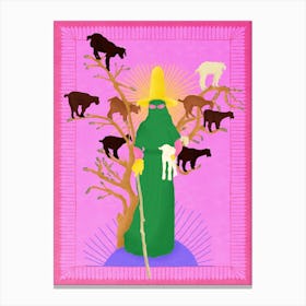 Holy Woman Herder Canvas Print