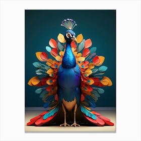 Peacock Canvas Print