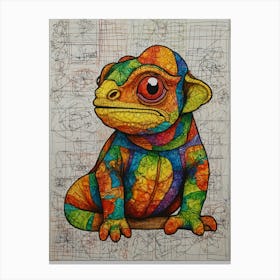 Lizard 14 Canvas Print