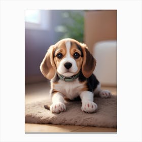 Beagle Puppy 2 Canvas Print