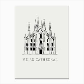 Milan Cathedral Canvas Print