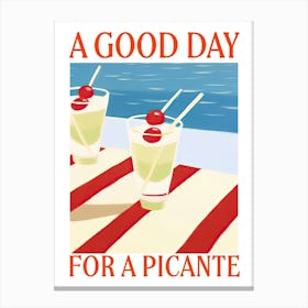 A Good Fay For A Picante Cocktail Drink Canvas Print