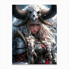 Horned Warrior Canvas Print