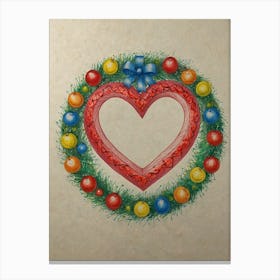 Christmas Wreath Canvas Print