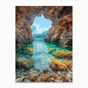 Cave In Croatia 7 Canvas Print