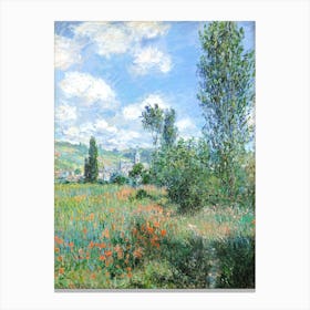 View Of Vétheuil (1880), 1, Claude Monet Canvas Print