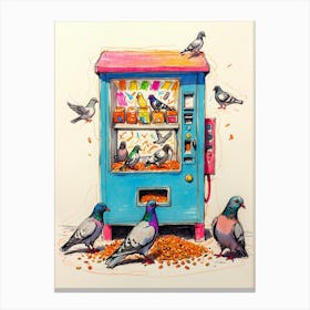 Vending Machine Canvas Print