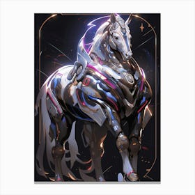 Futuristic Horse 2 Canvas Print