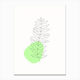 Fern Leaf 1 Canvas Print
