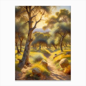 Olive Grove Canvas Print