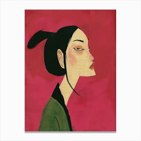 Asian Woman 47 Canvas Print