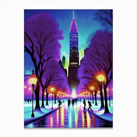 Skating Central Park (3) Canvas Print