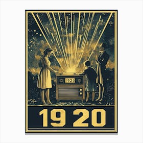 Aihrgdesign A Vintage Poster Celebrating The Rise Of Radio Br 1a6b5112 E3ac 45cf 9438 83679052d152 2 Toile