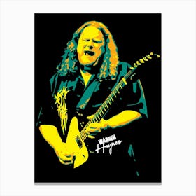 Warren Haynes Guitarist Legend In Pop Art Canvas Print