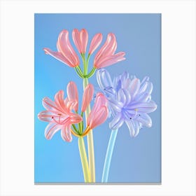 Dreamy Inflatable Flowers Agapanthus 1 Canvas Print