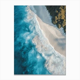 Aerial View Of A Beach 114 Canvas Print