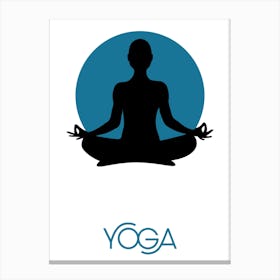 Yoga, the sport of yoga, the sport of meditation, relaxation, inspiring rest and meditation, a distinctive and exceptional work of art that embodies yoga.5 Canvas Print