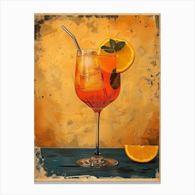 Aperol Spritz Art Print 24 Canvas Print