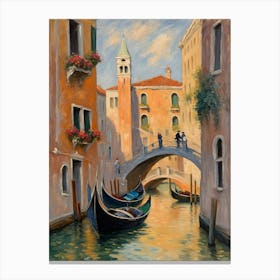 Venice Gondolas Canvas Print