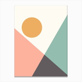 Bauhaus Landscape Canvas Print