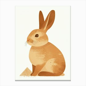 Beveren Rabbit Nursery Illustration 4 Canvas Print