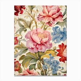 Floral Wallpaper 6 Canvas Print