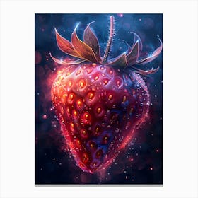 Strawberry Art 1 Canvas Print