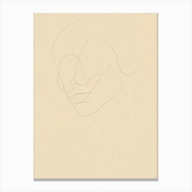 Woman'S Face 2 Canvas Print