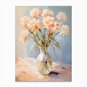 Allium Flower Still Life Painting 3 Dreamy Canvas Print