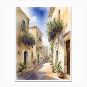 Puglia, Italy with olive trees 7 Canvas Print