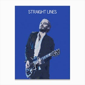 Straight Lines Daniel John Silverchair Canvas Print