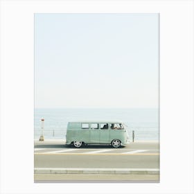 Van Near The Beach Canvas Print