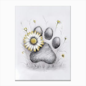 Paw Print Canvas Print