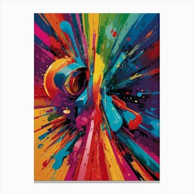 Colorful Splash Canvas Print Canvas Print