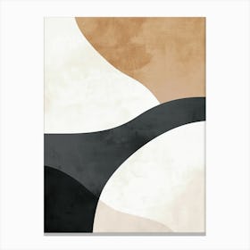 Balance In Beige Minimalist Style Canvas Print