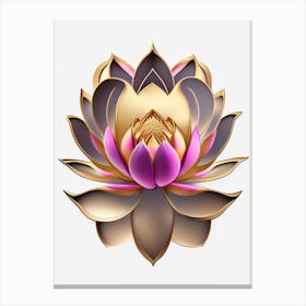 Lotus Flower, Buddhist Symbol Fauvism Matisse 4 Canvas Print